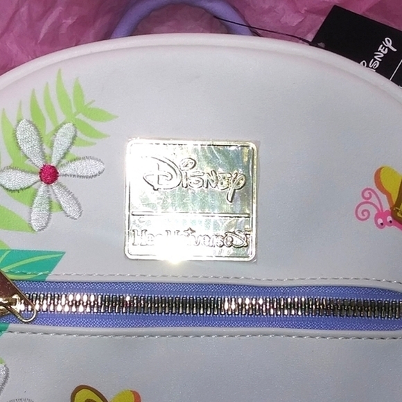 Disney Her Universe Alice In Wonderland Gingham BACKPACK Bag Embroidered NWT - Picture 4 of 11